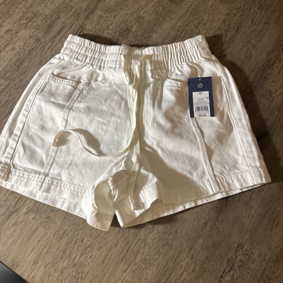 Target Pants - Target Women's Ivory High-Rise Drawstring Shorts